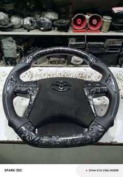 Original Japanese Toyota Axizo multimedia steering wheel carbon fiber