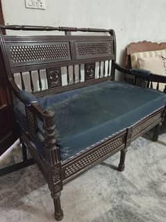 wooden sofa set