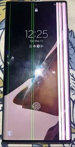 note 20 ultra panel with frame 100working