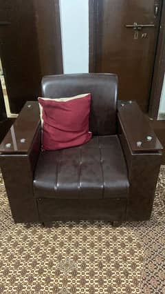 leather sofa