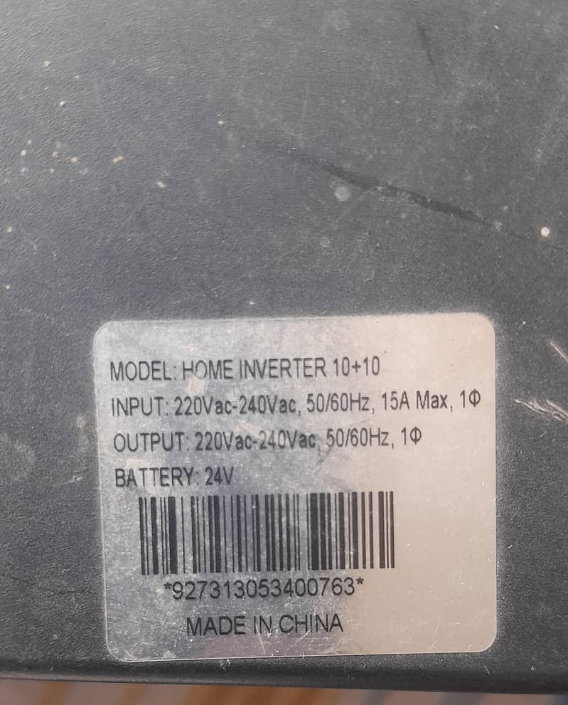 Home Inverter 10 +10 Ups 2400VA 2