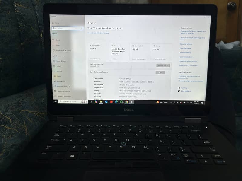 Dell Latitude E7470 2K touch display 4