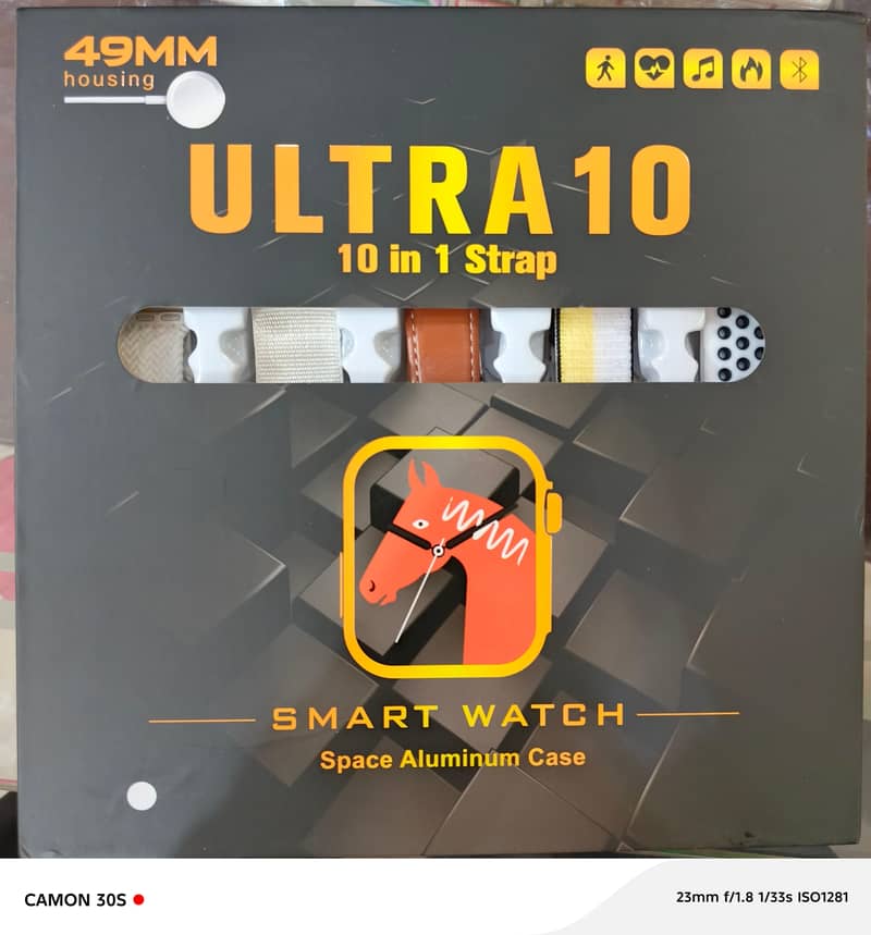 ULTRA SMART WATCH 2 WITH 10 STRAPS ONLY OPEN BOX 4