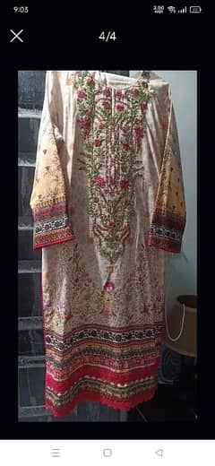 branded stiched dress