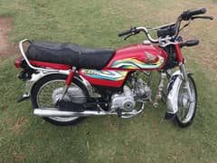 Honda CD 70  22/23 Model all Punjab number
