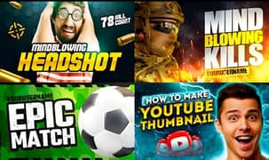 I'm Professional Thumbnail designer