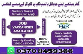 Data Entry Job / Typing Job / Assignment Job / Online Job