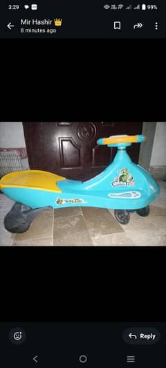 one cycle and one car