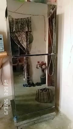 Glass door fridge Black colour