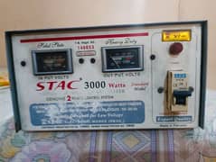STAC Voltage Stabilizer 3000 Watts 100% Copper.
