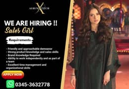 Hiring Sales Girl – Stitching House
