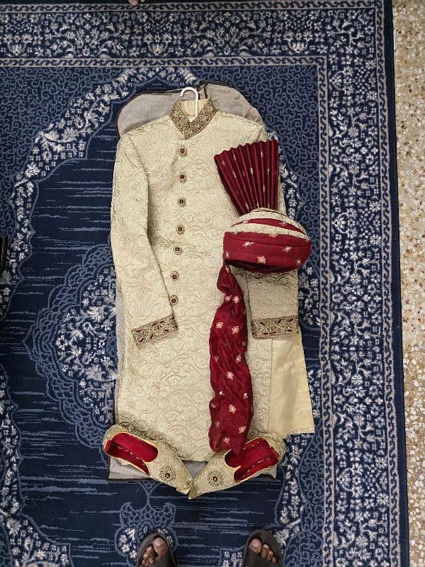 Sherwani khussa kulla for sale. used once only for function. 0