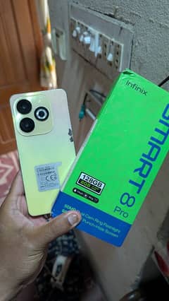 Infinix smart 8 pro 8/128 with box exchange possible