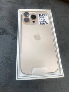 iphone 16 pro max 256 gb  100%  with sim time