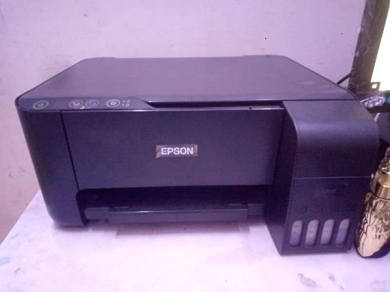Computer and 4 color printer setup 2