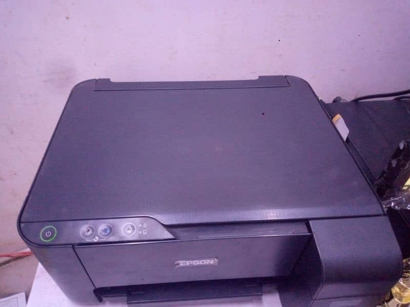 Computer and 4 color printer setup 3
