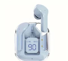 Wireless Transparent Digital Display Headphones