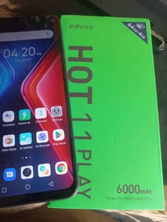 infinx Hot 11 play 4,64 6000 mah battery