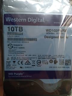 WD purple surveillance drive 10 TB