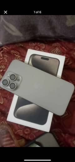 Iphone 15pro max 256gb 10/10 Natural Titanium/W Box