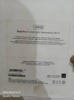 ipad Pro 11inch 4th gen