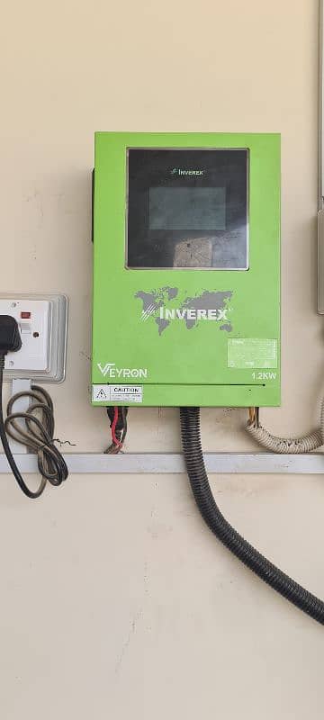 inverrex 1200 watts solar inverter 8 plates 180 watts and ags