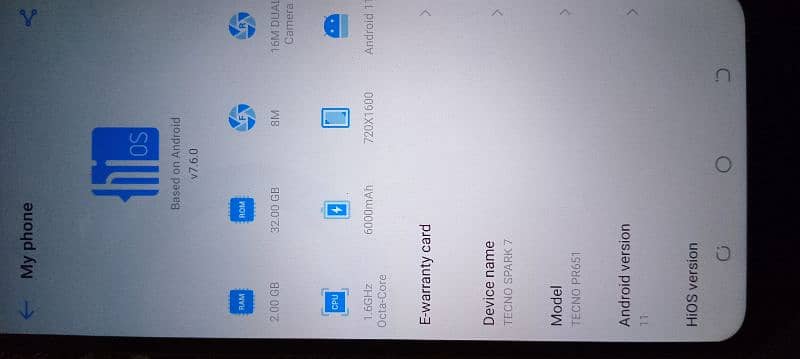 Tecno spark 7 both sim pta aproved 5