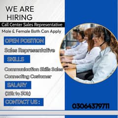 Call Center - CSR - Jobs - Male & Female staff - USA Based