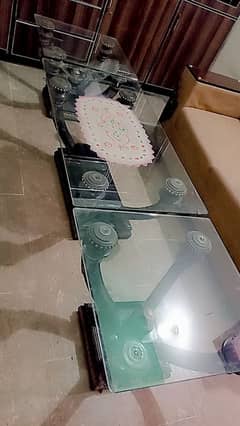 3 tables set