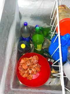 two years used haier freezer +refrigerator