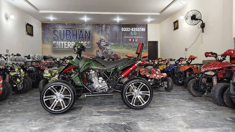 250cc Low Profile Sports Allowy Rims Atv Quad Bike Delivery In All Pak 4