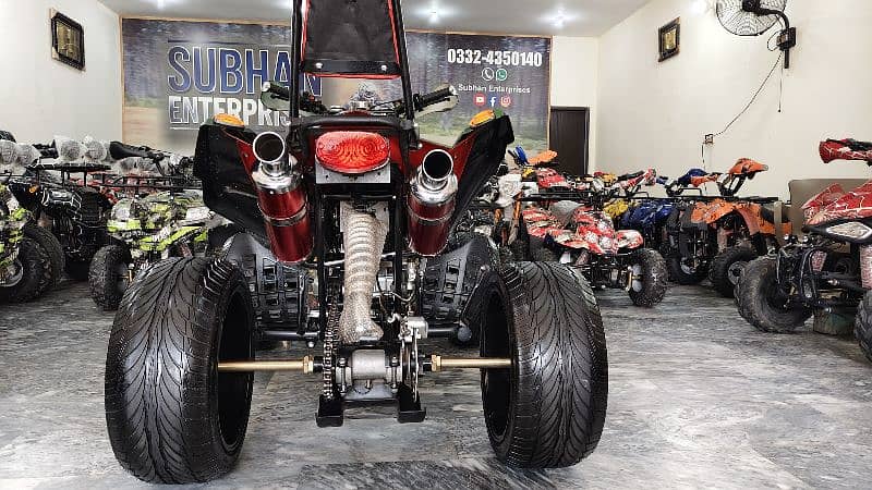 250cc Low Profile Sports Allowy Rims Atv Quad Bike Delivery In All Pak 10