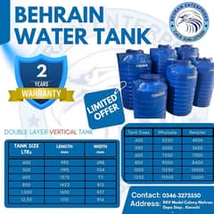 Long-Lasting Behrain Tanks for Domestic & Industrial Storage Needs