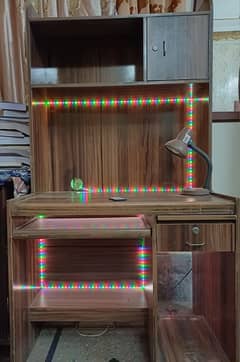 Study Table / Computer Table with RGB Lights and remote