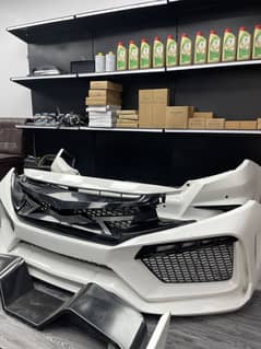 Civic x bumpers