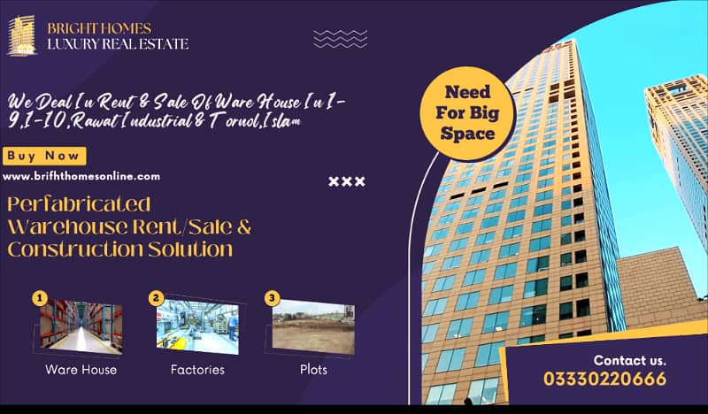 I-10 Main Road Plot with Building for Sale Best Location 4