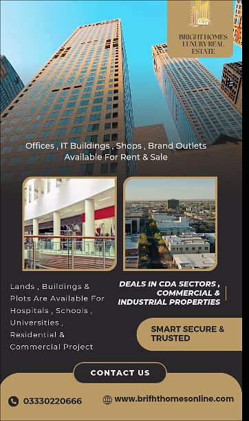 I-10 Main Road Plot with Building for Sale Best Location 6