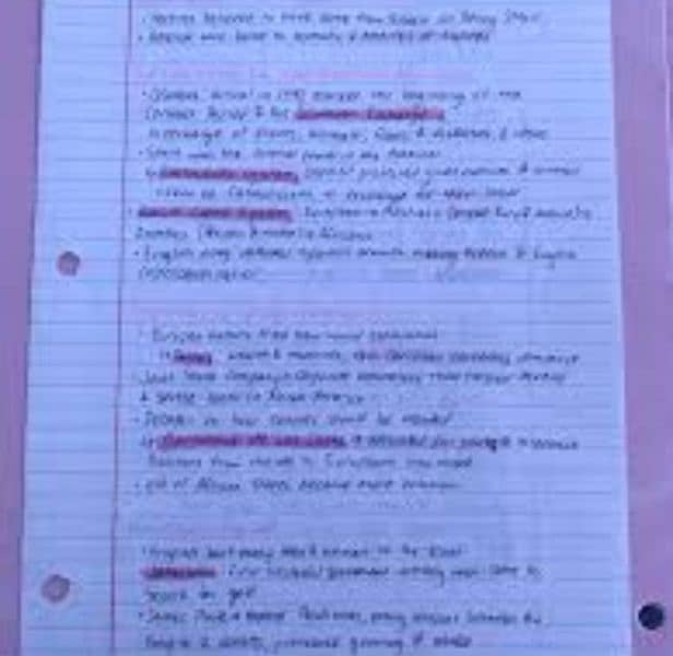 writing assignment and letter 0