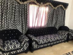 5 Seater Sofa Set –Chiniot Wood Frame
