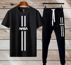 2 Pcs Men's dri fit printed tracksuita