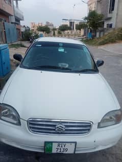 Baleno 2002 white urgent sale