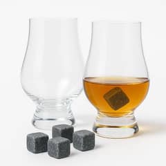Imported Luxury Crystal Drinkware Gift Set 2 Elegant Glasses