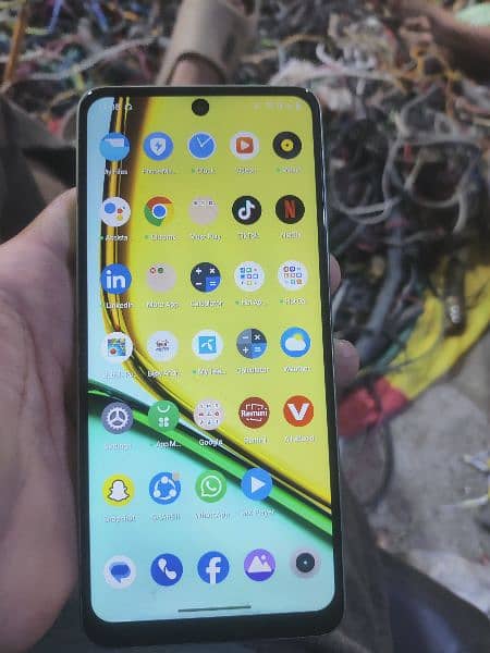 redmi c67 all okay box charger available 10 by 10 no problem no issue 1