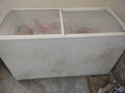 Wave cool bank deep Freezer display