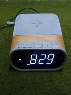 Bluetooth Table Clock Speaker All in One