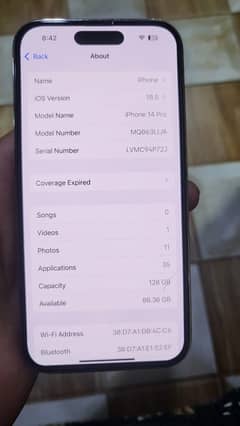 Iphone 14 Pro Jv 128gb