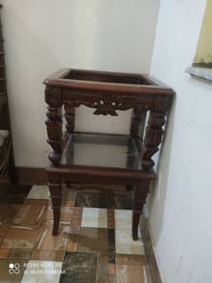 wooden bedroom chair set with coffe table
