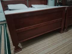 New wooden single beds