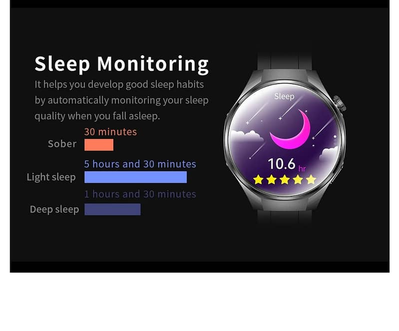Spherical Video Watch Face Health Fitness Tracker Bluetooth Call Metal 14