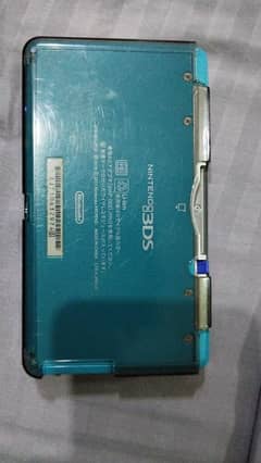 Aqua Blue Nintendo 3DS Jailbroken